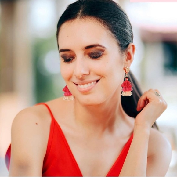 90 COLORFUL TIERED TASSELS for Earrings, Keychains, Crafts & More! 10 Colors - Picture 10 of 15